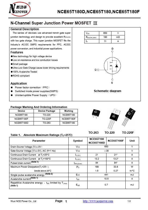 NCE65T180F