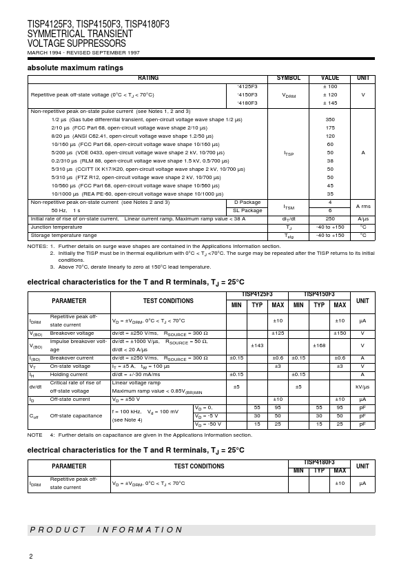 TISP4180F3