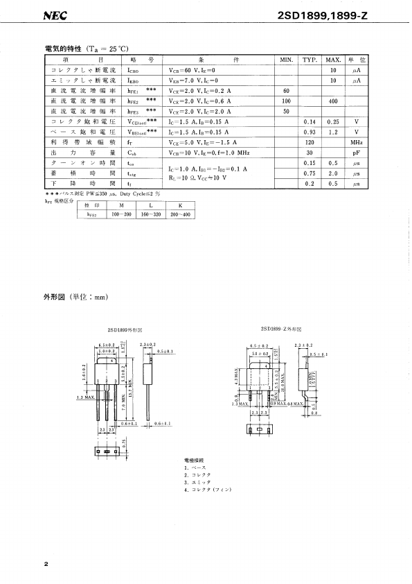 2SD1899