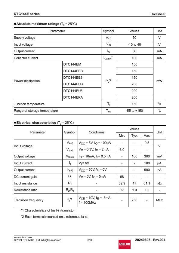 DTC144EEB