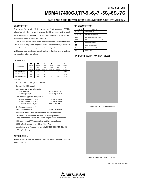 M5M417400CJ-5