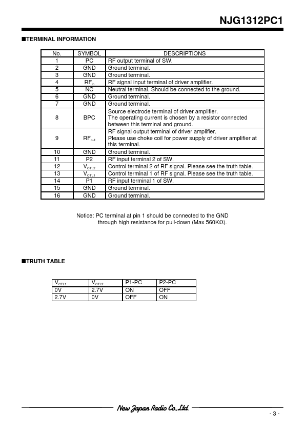 NJG1312PC1