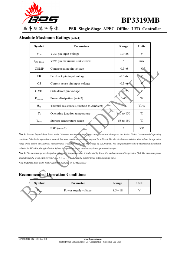 BP3319MB