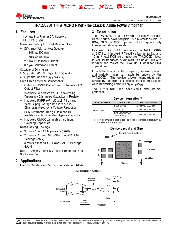 TPA2005D1