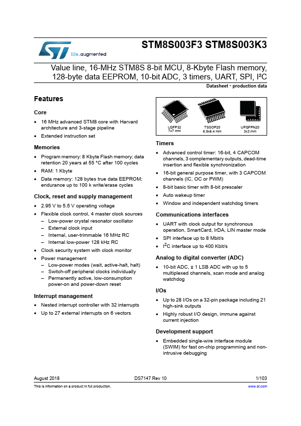 STM8S003F3