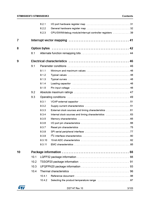 STM8S003F3