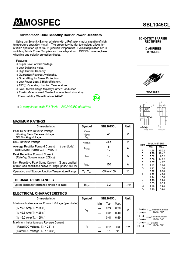 SBL1045CL