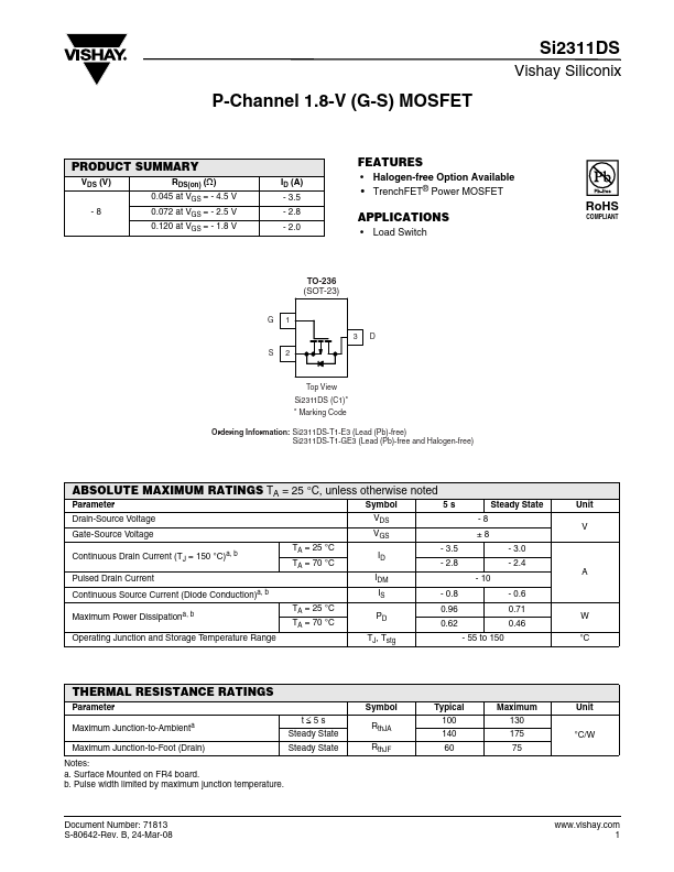 SI2311DS