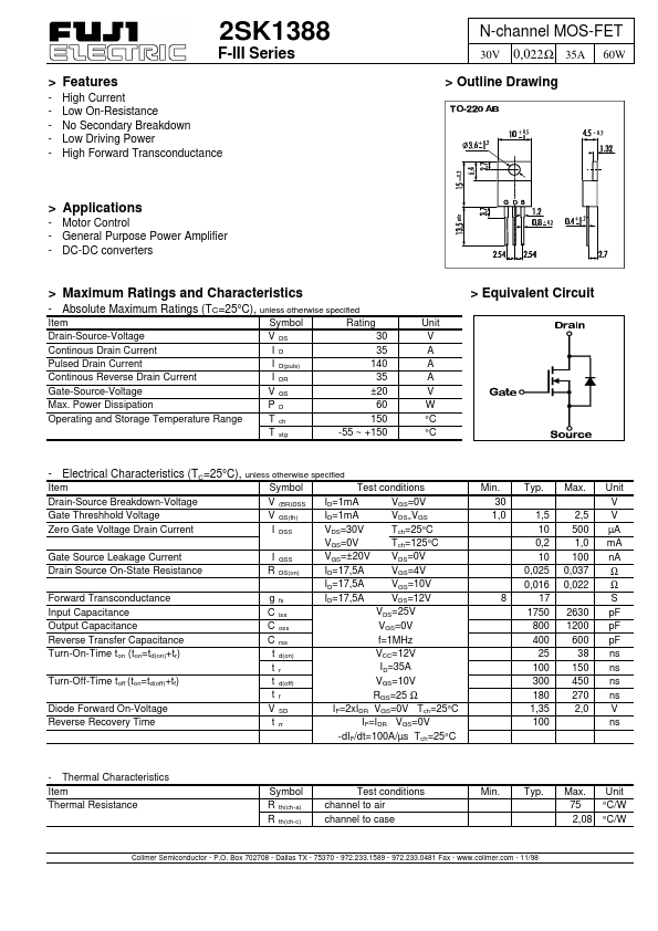 2SK1388