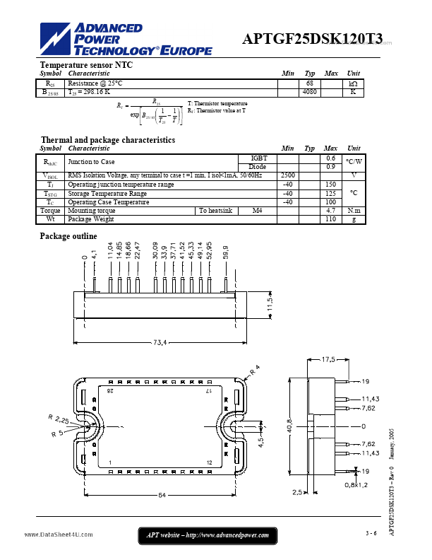 APTGF25DSK120T3