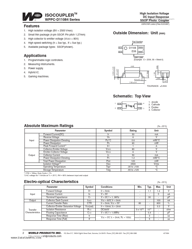 WPPC-D11084