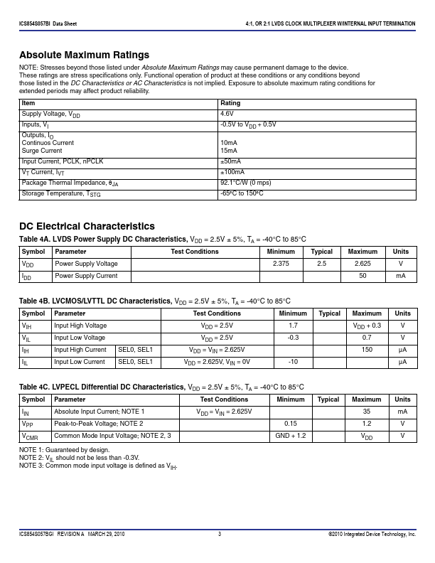 ICS854S057BI