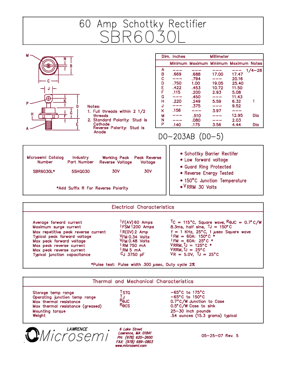 SBR6030L