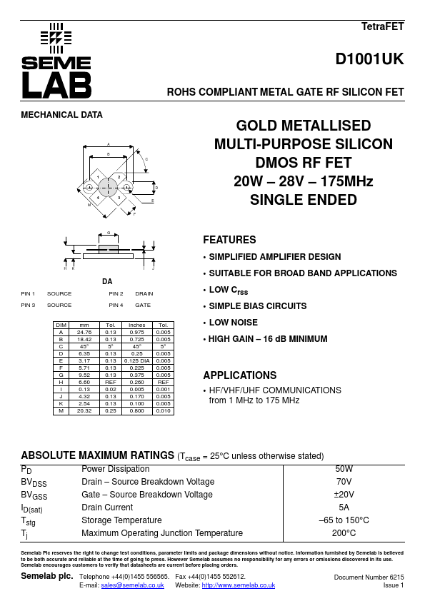 D1001UK