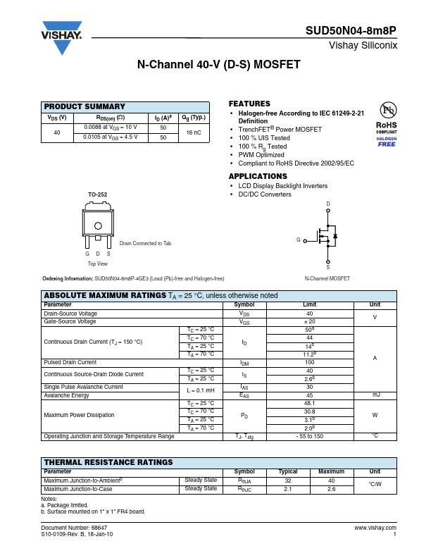 SUD50N04-8m8P