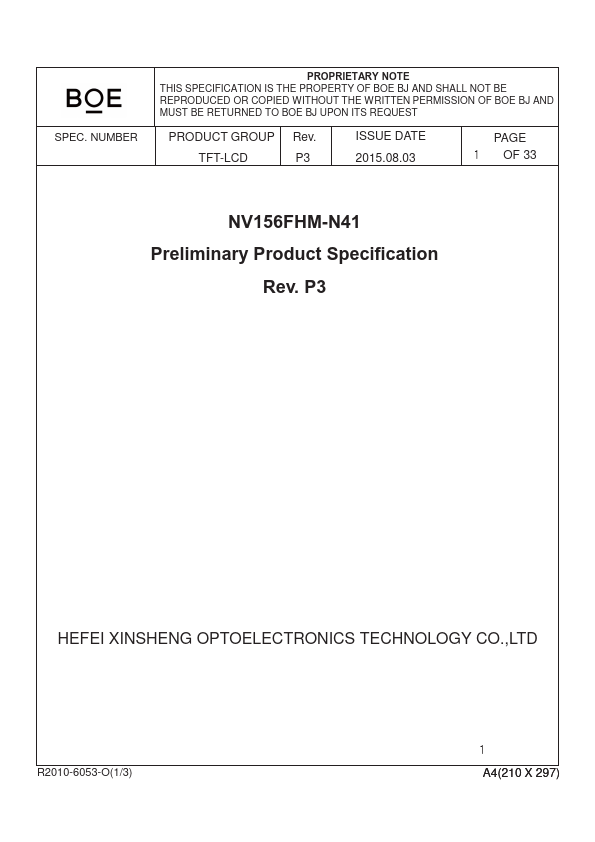 NV156FHM-N41