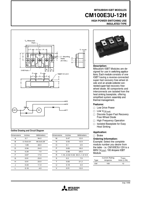 CM100E3U-12H