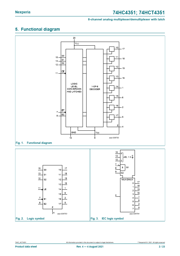 74HC4351