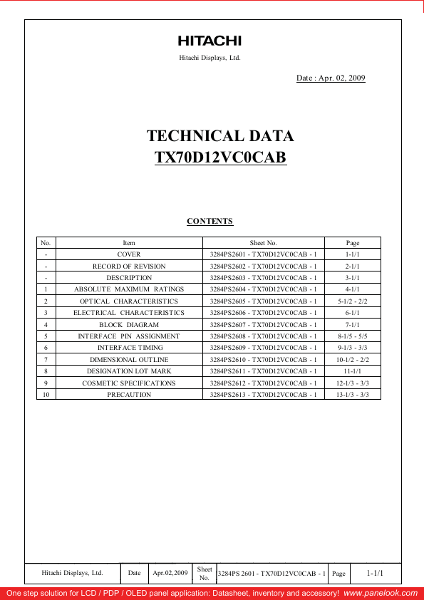 TX70D12VC0CAB