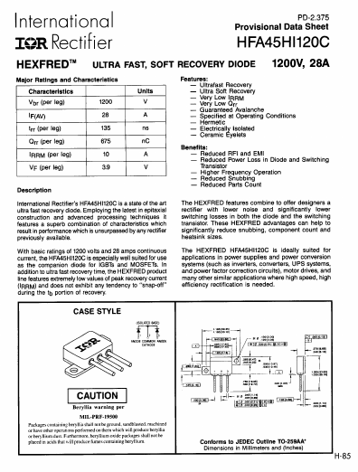 HFA45HI120C