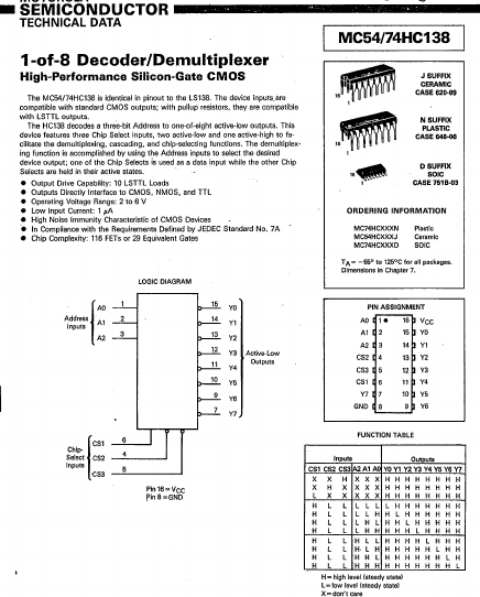 MC54HC138