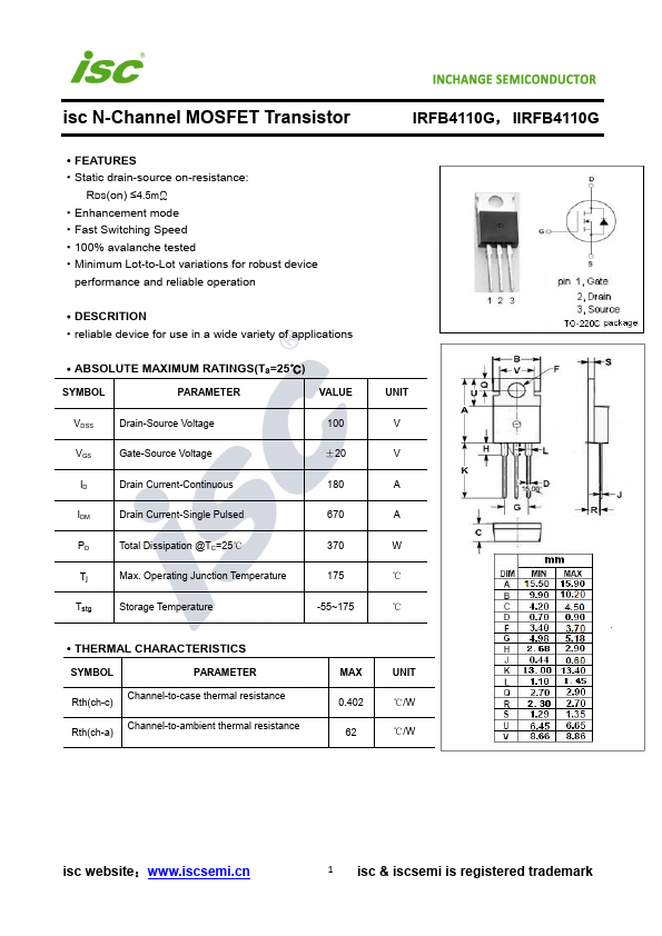 IRFB4110G