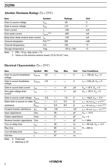 2SJ586