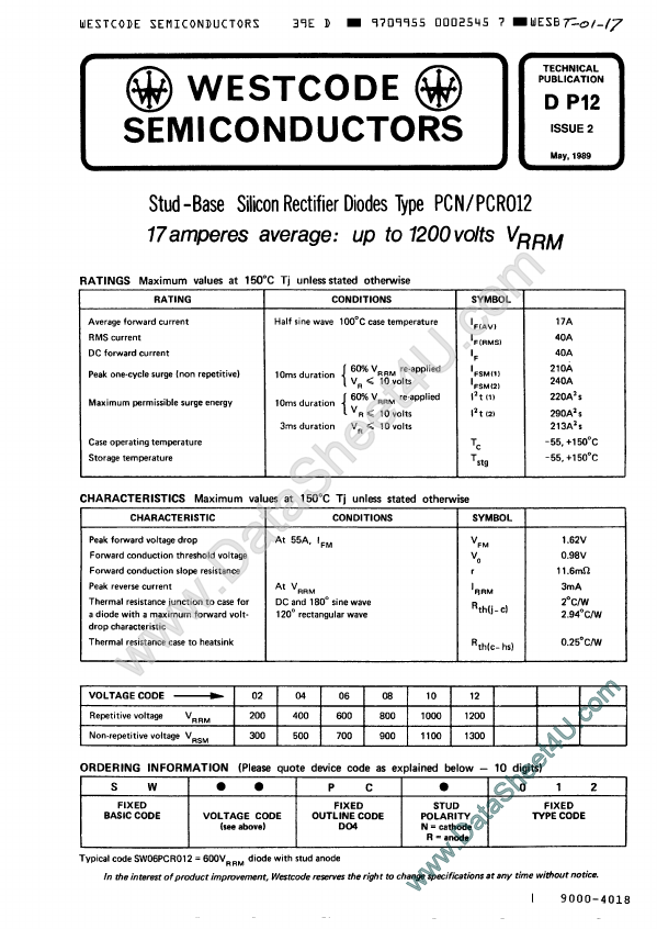 SW10PCR012