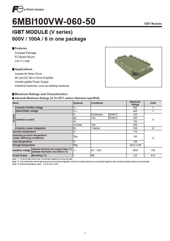 6MBI100VW-060-50