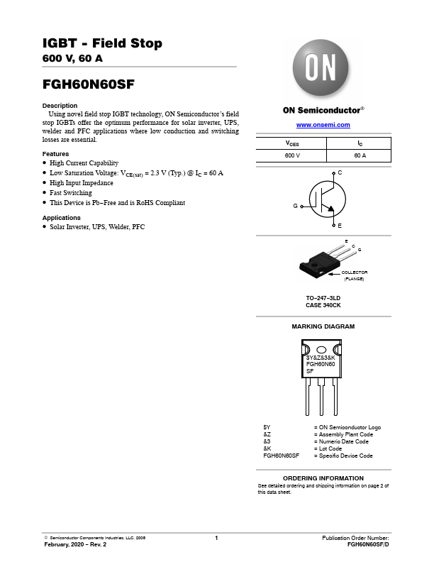 FGH60N60SF