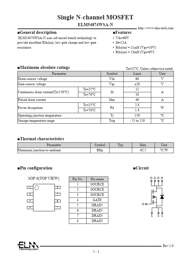 ELM54874WSA-N