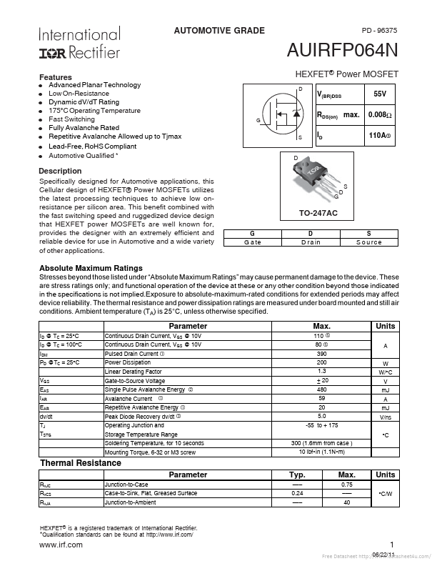 AUIRFP064N