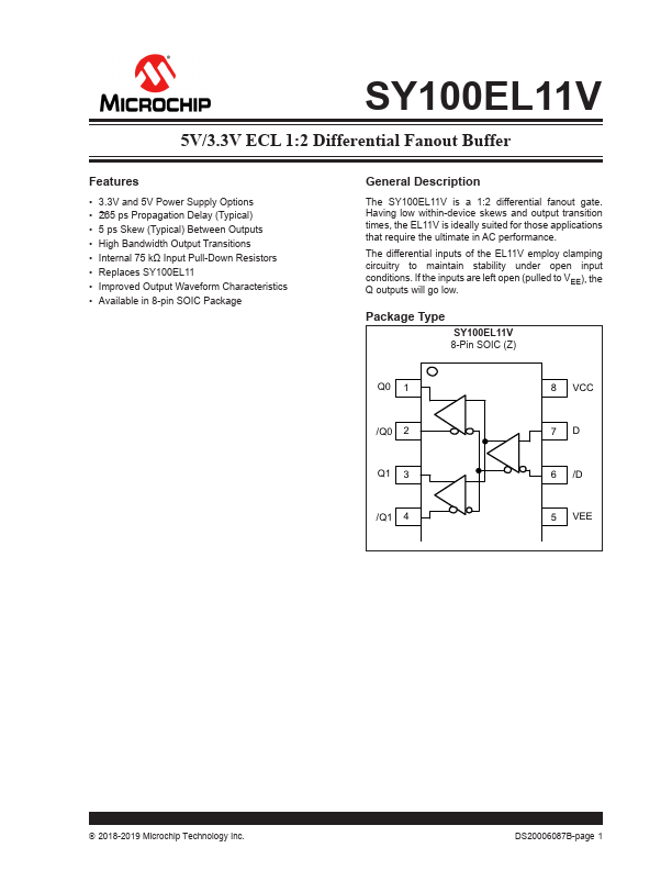 SY100EL11V