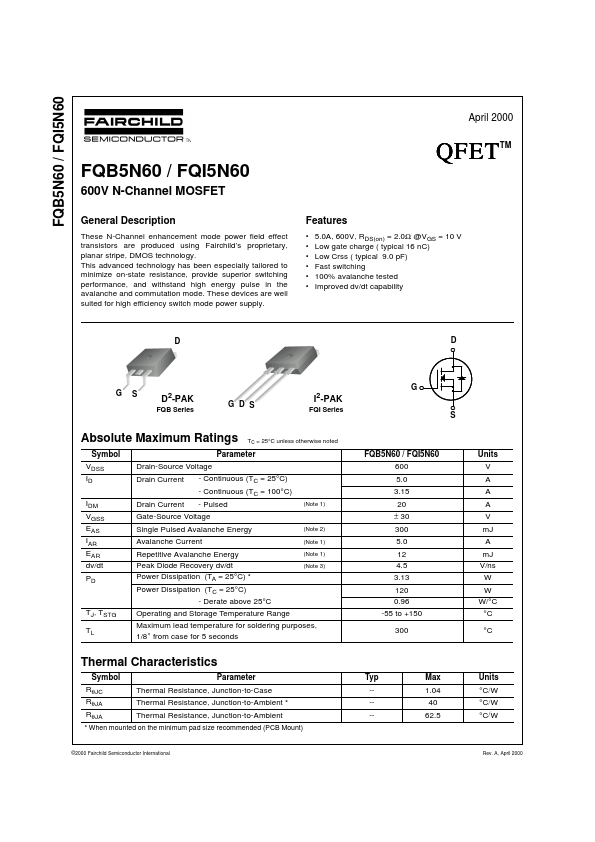 FQI5N60