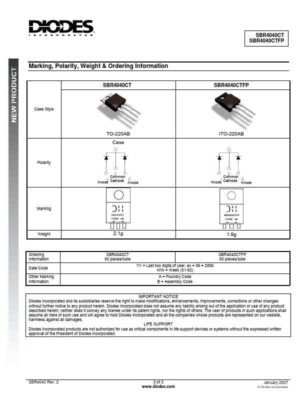 SBR4040CTFP