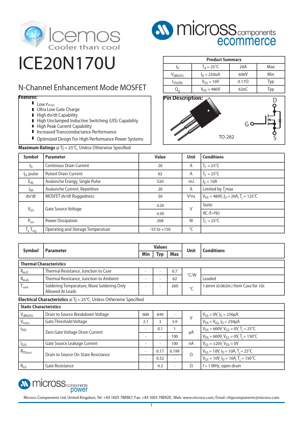 ICE20N170U