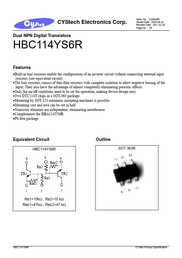 HBC114YS6R