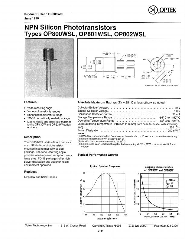 OP802WSL