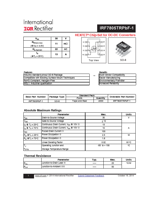 IRF7805PBF-1