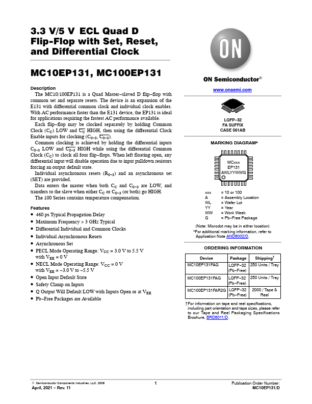 MC100EP131