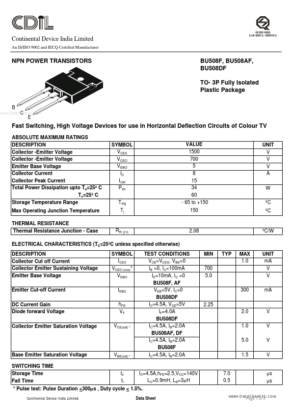 BU508DF