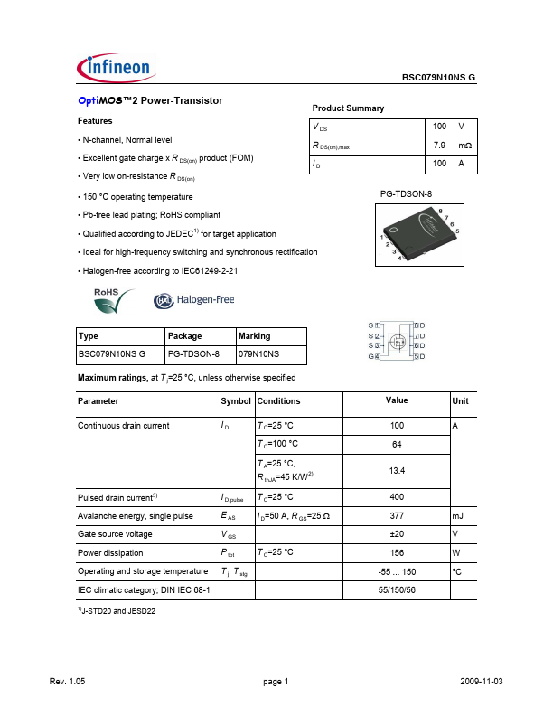 BSC079N10NSG