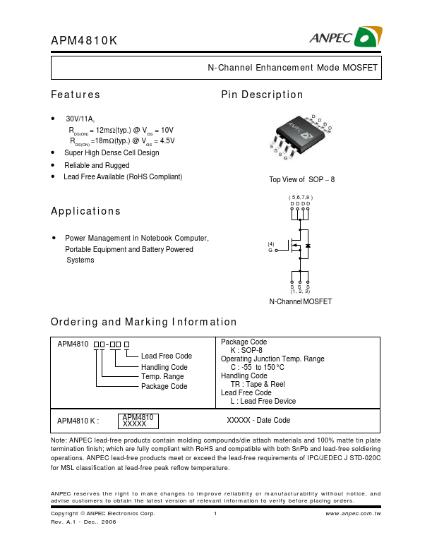 APM4810K