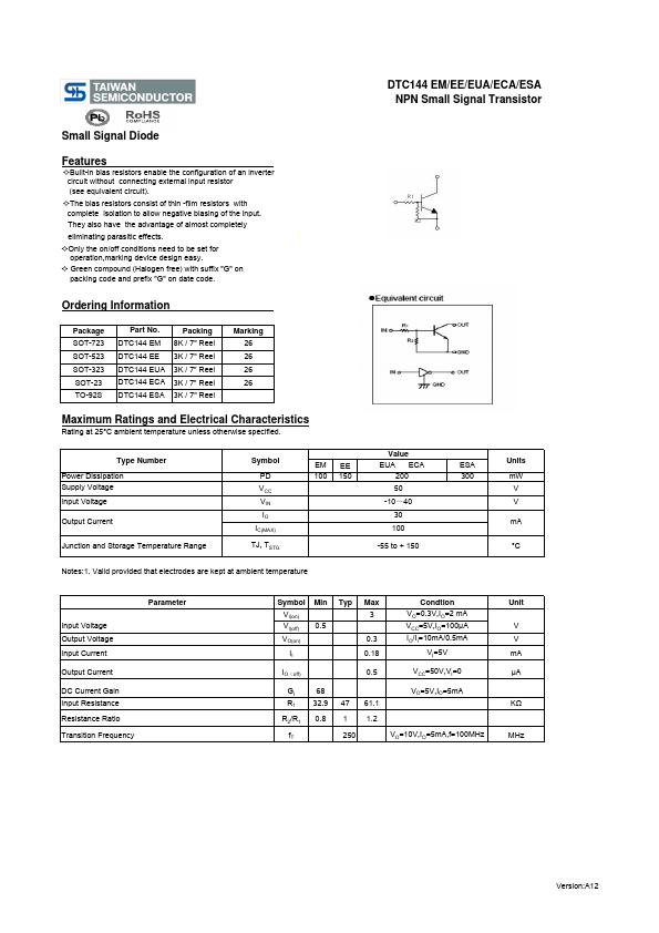 DTC144ECA