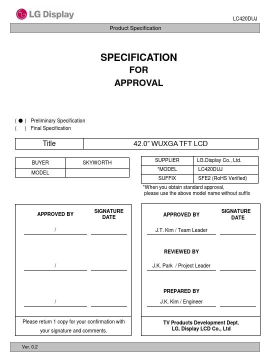 LC420DUJ-SFE2