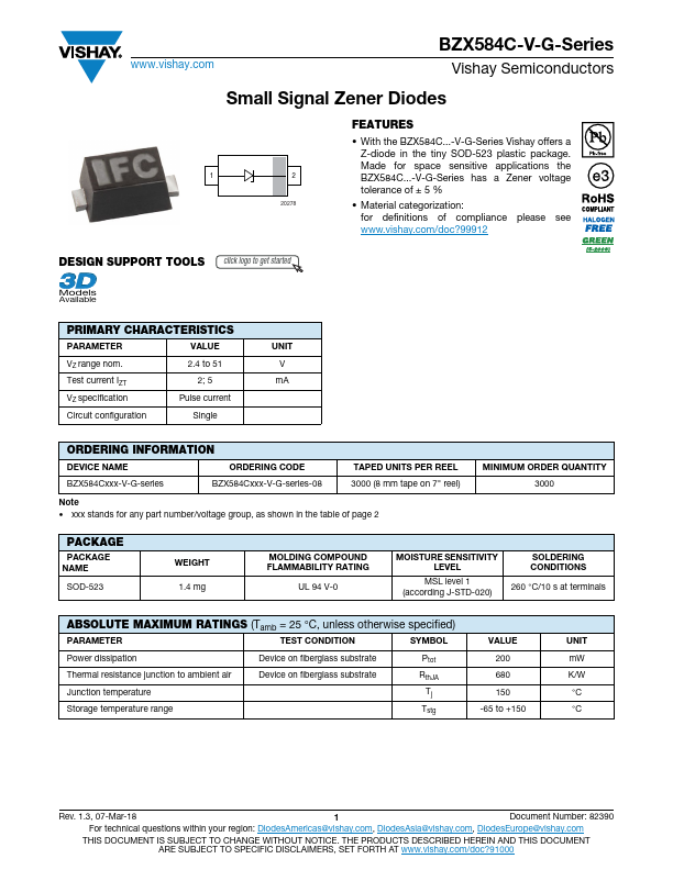 BZX584C4V3-V-G