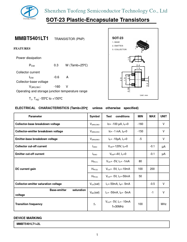 MMBT5401LT1