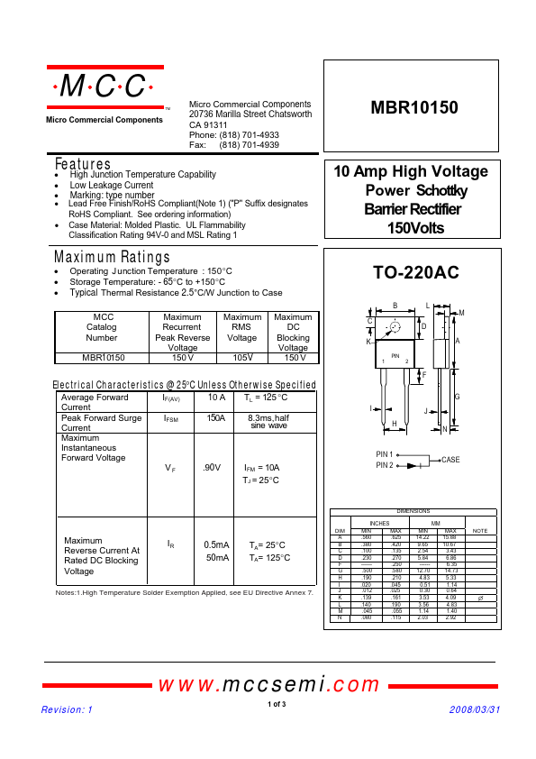 MBR10150