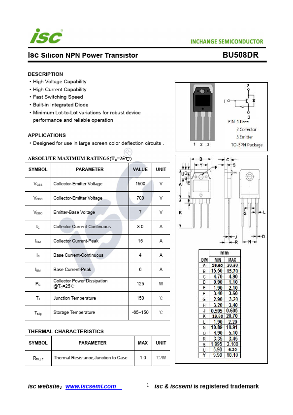 BU508DR