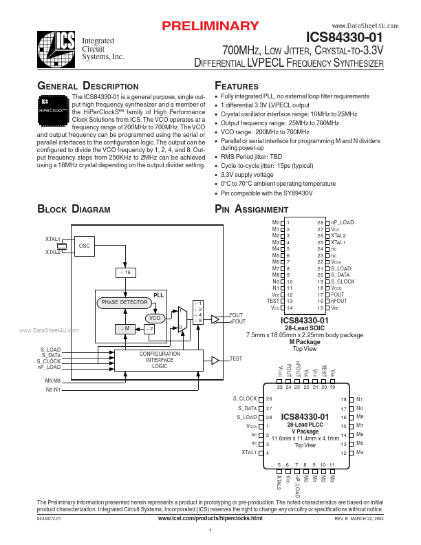 ICS84330-01